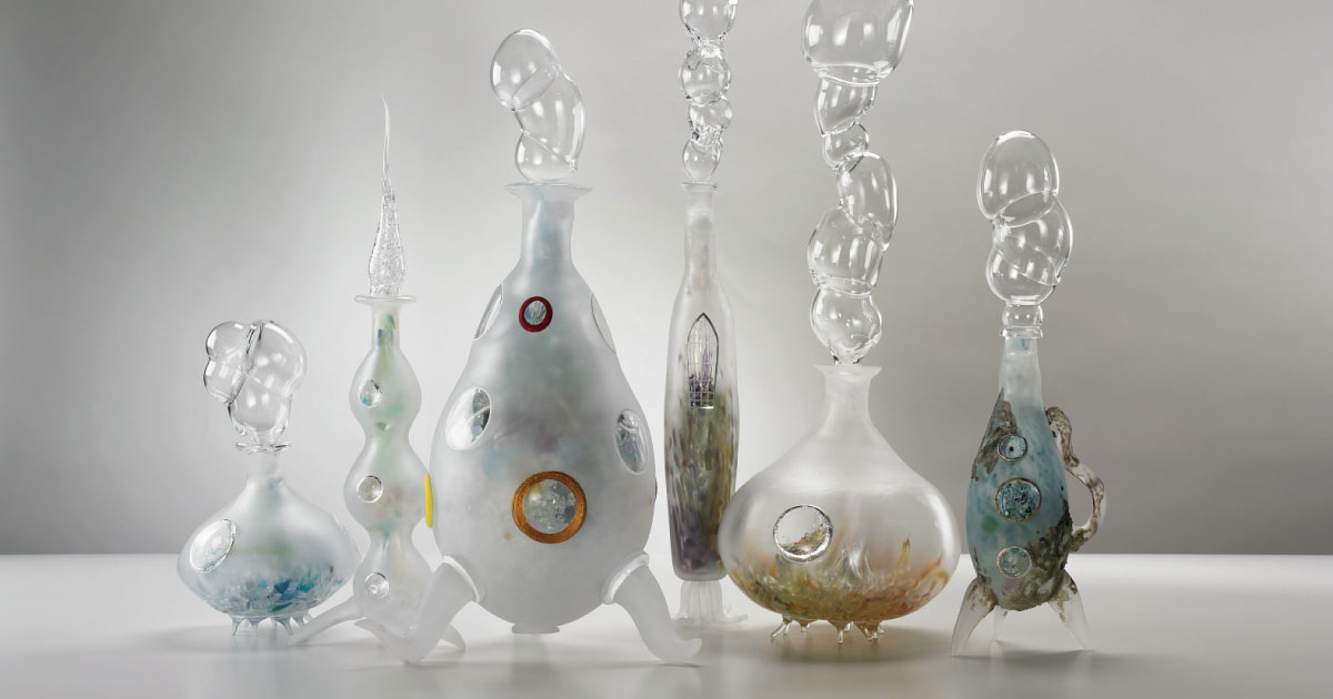 芸術作品　ガラス工芸作家デザイン　壁掛けガラスアート Glass Gallery SUMITO｜ガラス作品の魅力で、生活にアクセントを